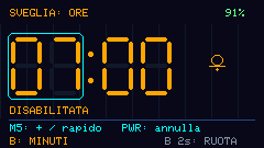 Schermata 04 / SVEGLIA